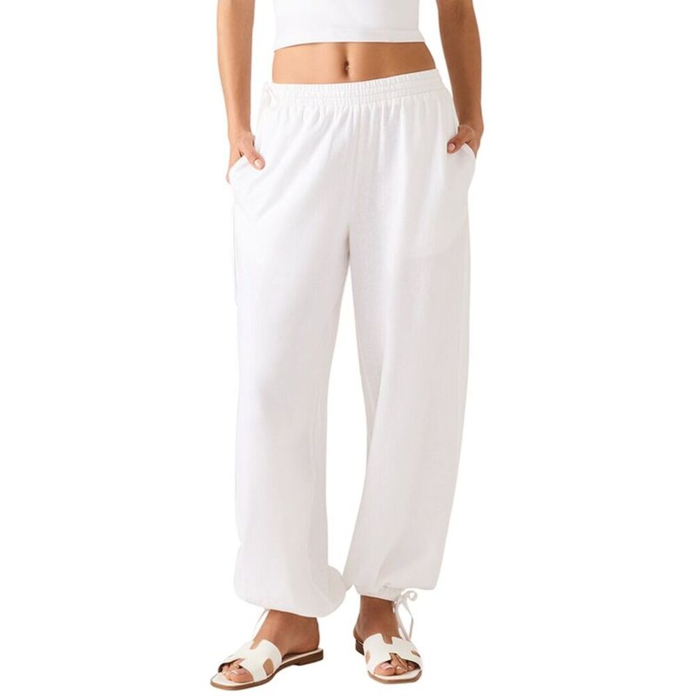Steve Madden White Straight-Leg Pants